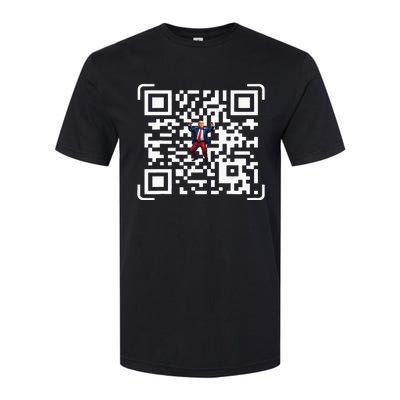 Funny Qr President Trump 4547 Trump Dancing Code Softstyle CVC T-Shirt