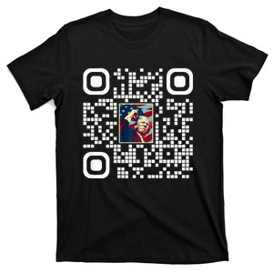 Funny Qr President Trump 4547 Trump Dancing Code T-Shirt