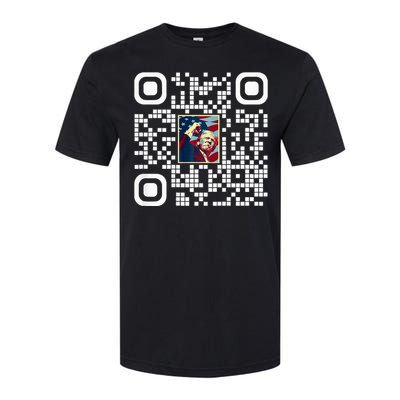 Funny Qr President Trump 4547 Trump Dancing Code Softstyle CVC T-Shirt