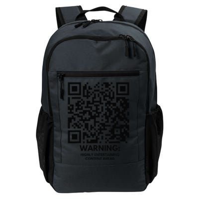 Funny Qr President Trump Dance Code Daily Commute Backpack