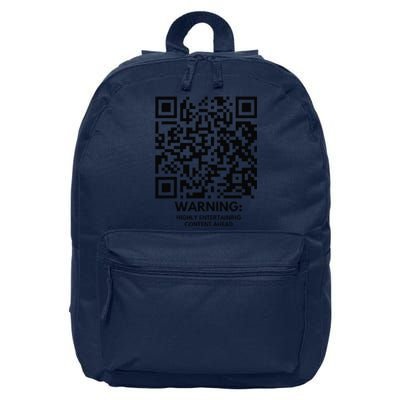 Funny Qr President Trump Dance Code 16 in Basic Backpack