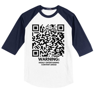 Funny Qr President Trump Dance Code Baseball Sleeve Shirt