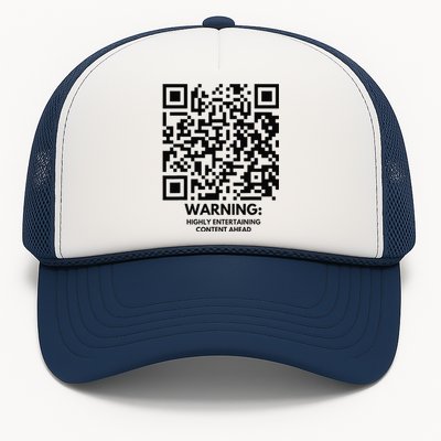 Funny Qr President Trump Dance Code Trucker Hat