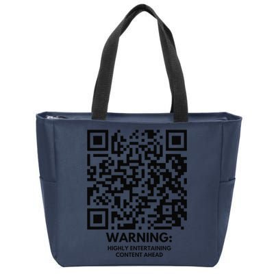 Funny Qr President Trump Dance Code Zip Tote Bag