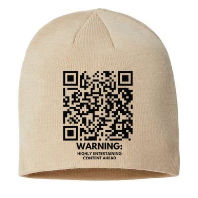 Funny Qr President Trump Dance Code Sustainable Beanie