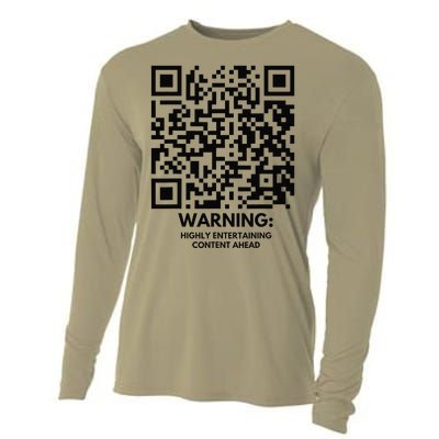 Funny Qr President Trump Dance Code Cooling Performance Long Sleeve Crew