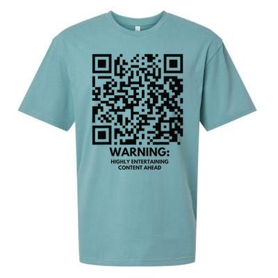 Funny Qr President Trump Dance Code Sueded Cloud Jersey T-Shirt