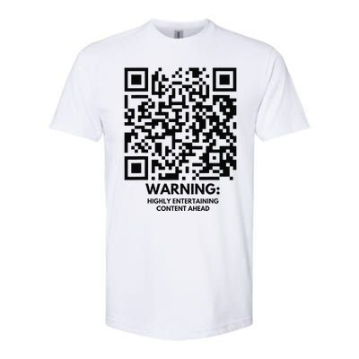 Funny Qr President Trump Dance Code Softstyle CVC T-Shirt