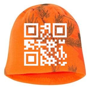 Funny Qr President Trump Dance Code Kati - Camo Knit Beanie