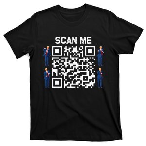 Funny Qr President Trump 4547 Trump Dancing Code T-Shirt