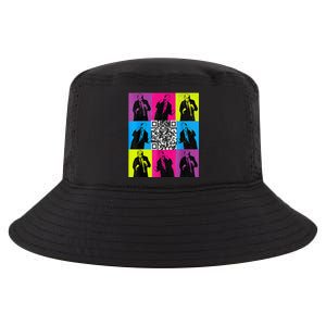 Funny Qr President Trump 4547 Trump Dancing Code Cool Comfort Performance Bucket Hat