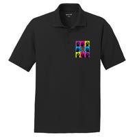 Funny Qr President Trump 4547 Trump Dancing Code PosiCharge RacerMesh Polo