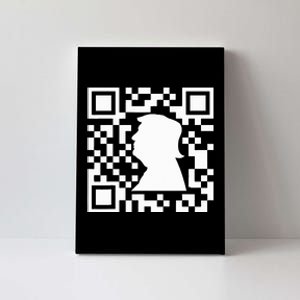 Funny Qr President Trump Dance Code Canvas