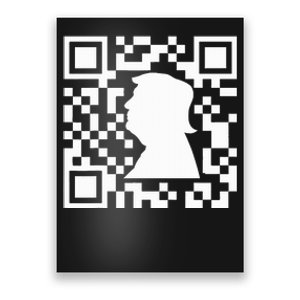 Funny Qr President Trump Dance Code Poster