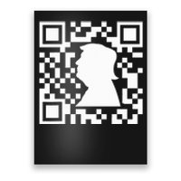 Funny Qr President Trump Dance Code Poster