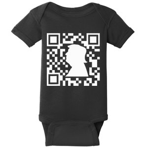 Funny Qr President Trump Dance Code Baby Bodysuit