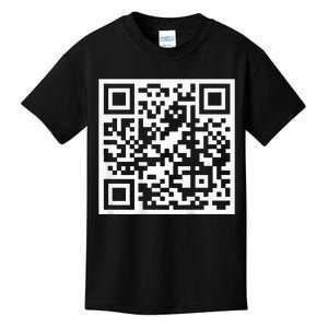 Funny Qr President Trump 4547 Trump Dancing Code Kids T-Shirt