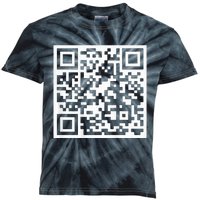 Funny Qr President Trump 4547 Trump Dancing Code Kids Tie-Dye T-Shirt