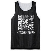 Funny Qr President Trump Dance Code Mesh Reversible Basketball Jersey Tank