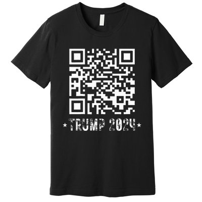 Funny Qr President Trump Dance Code Premium T-Shirt