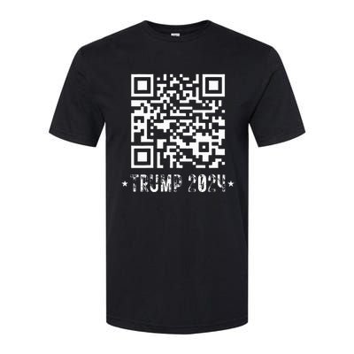 Funny Qr President Trump Dance Code Softstyle CVC T-Shirt