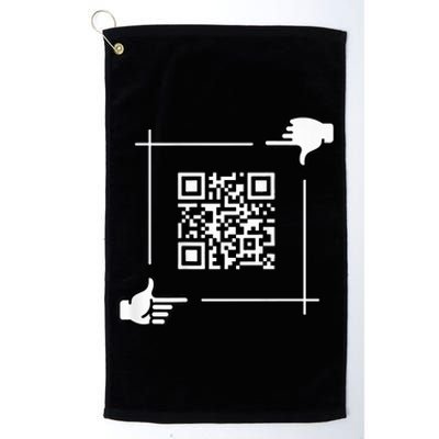 Funny Qr President Trump 4547 Trump Dancing Code Platinum Collection Golf Towel