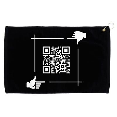 Funny Qr President Trump 4547 Trump Dancing Code Grommeted Golf Towel