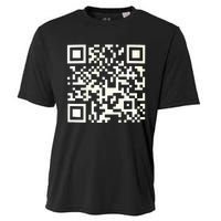 Funny Qr President Trump 4547 Dancing Dance Moves Maga Code Cooling Performance Crew T-Shirt