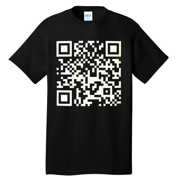 Funny Qr President Trump 4547 Dancing Dance Moves Maga Code Tall T-Shirt