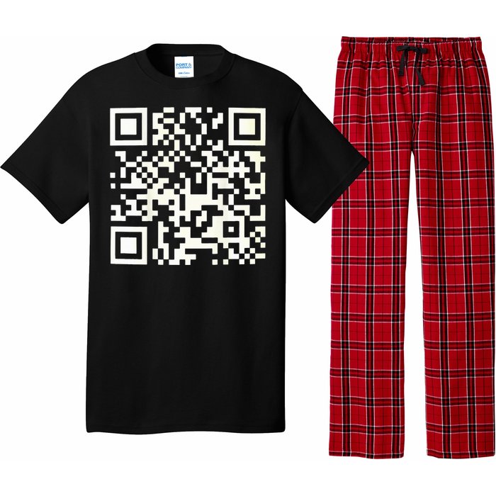 Funny Qr President Trump 4547 Dancing Dance Moves Maga Code Pajama Set