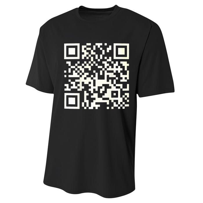 Funny Qr President Trump 4547 Dancing Dance Moves Maga Code Performance Sprint T-Shirt