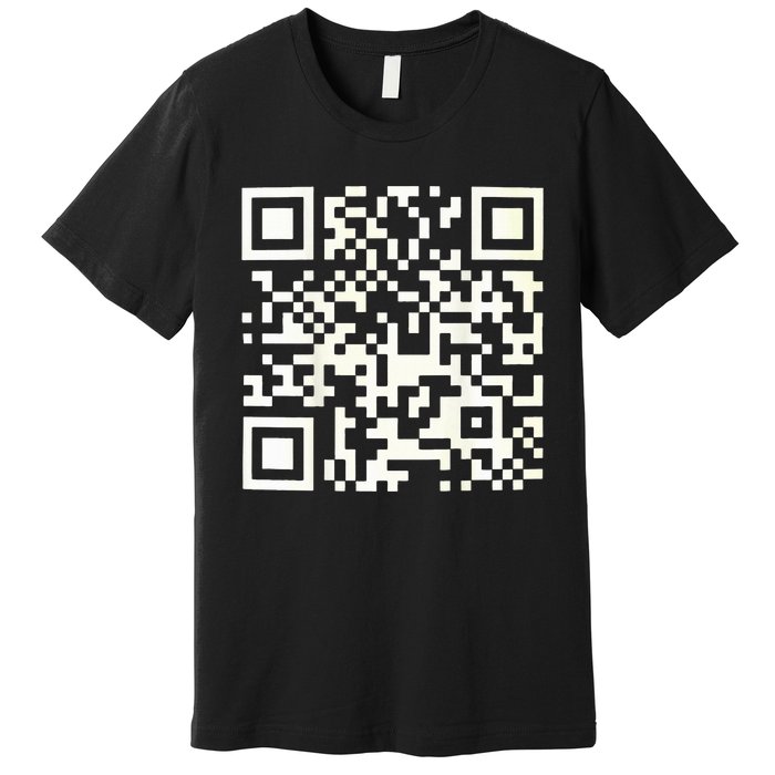 Funny Qr President Trump 4547 Dancing Dance Moves Maga Code Premium T-Shirt