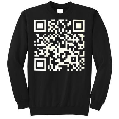 Funny Qr President Trump 4547 Dancing Dance Moves Maga Code Tall Sweatshirt