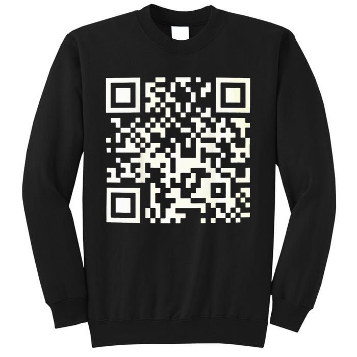 Funny Qr President Trump 4547 Dancing Dance Moves Maga Code Tall Sweatshirt