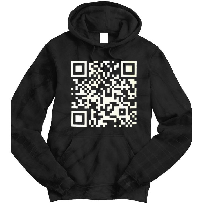 Funny Qr President Trump 4547 Dancing Dance Moves Maga Code Tie Dye Hoodie