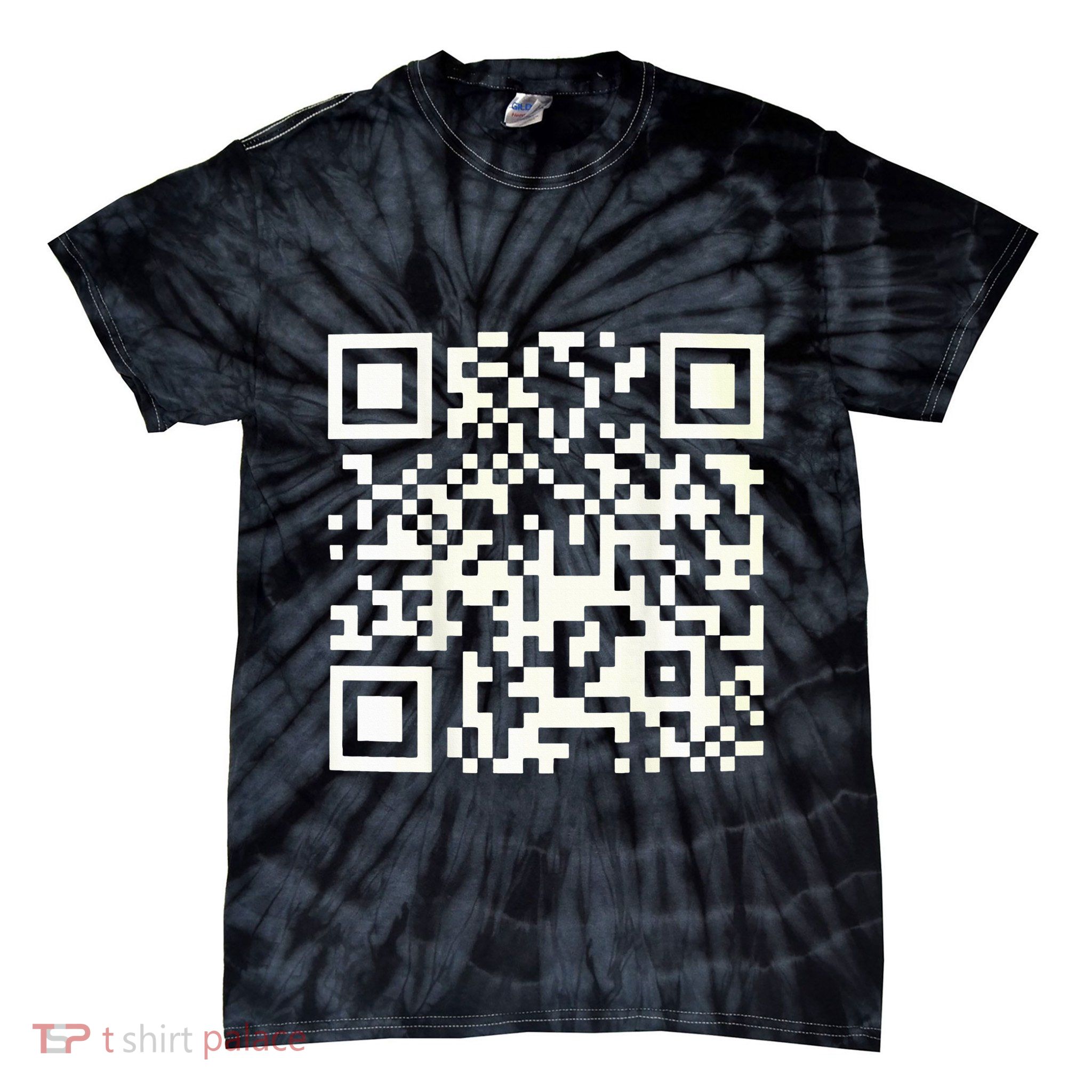 Funny Qr President Trump 4547 Dancing Dance Moves Maga Code Tie-Dye T-Shirt