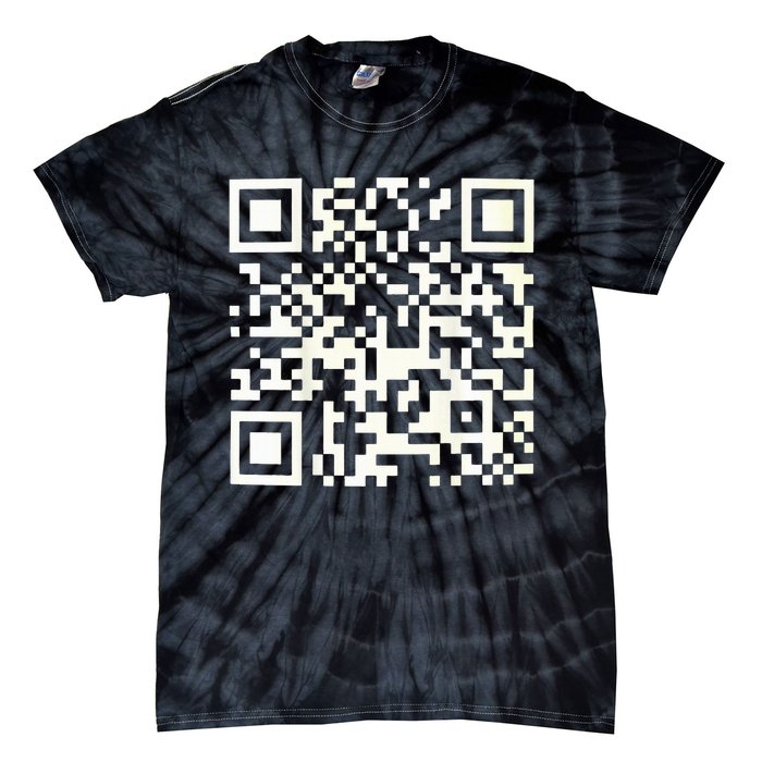 Funny Qr President Trump 4547 Dancing Dance Moves Maga Code Tie-Dye T-Shirt