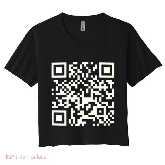 Funny Qr President Trump 4547 Dancing Dance Moves Maga Code Crop Top