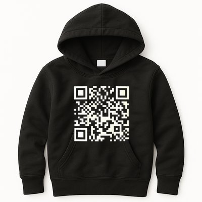 Funny Qr President Trump 4547 Dancing Dance Moves Maga Code Kids Hoodie