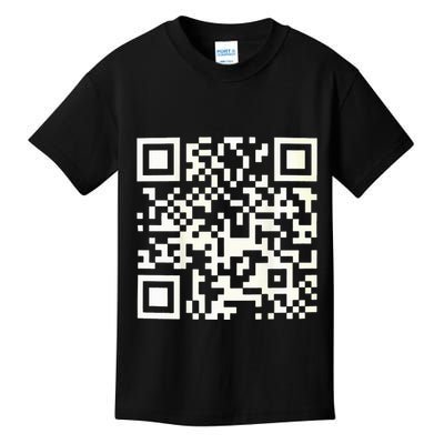 Funny Qr President Trump 4547 Dancing Dance Moves Maga Code Kids T-Shirt