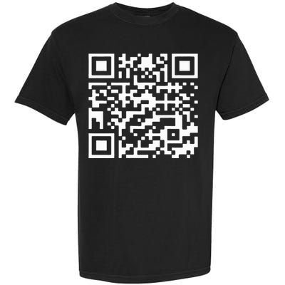 Funny Qr President Trump Dance Code Garment-Dyed Heavyweight T-Shirt