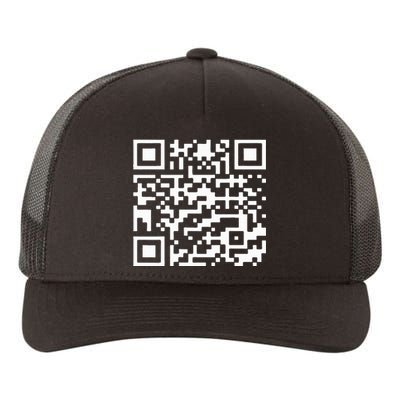 Funny Qr President Trump Dance Code Yupoong Adult 5-Panel Trucker Hat