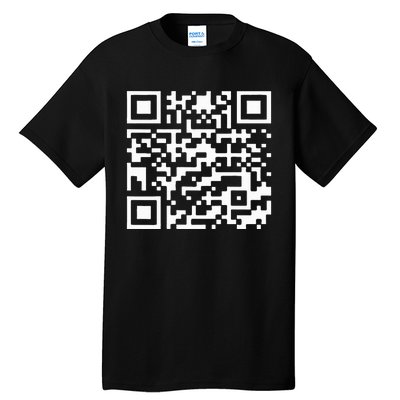 Funny Qr President Trump Dance Code Tall T-Shirt