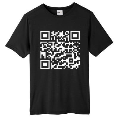 Funny Qr President Trump Dance Code Tall Fusion ChromaSoft Performance T-Shirt