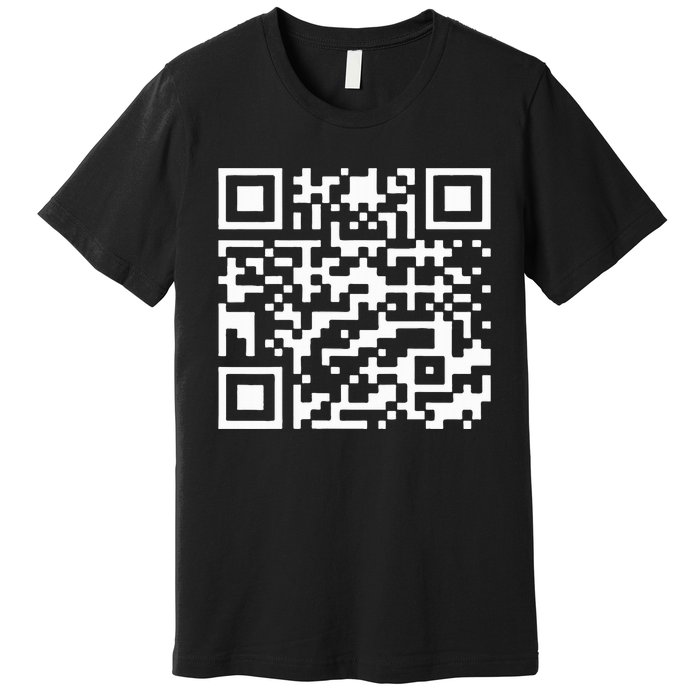 Funny Qr President Trump Dance Code Premium T-Shirt