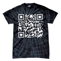 Funny Qr President Trump Dance Code Tie-Dye T-Shirt