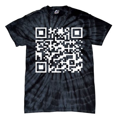 Funny Qr President Trump Dance Code Tie-Dye T-Shirt