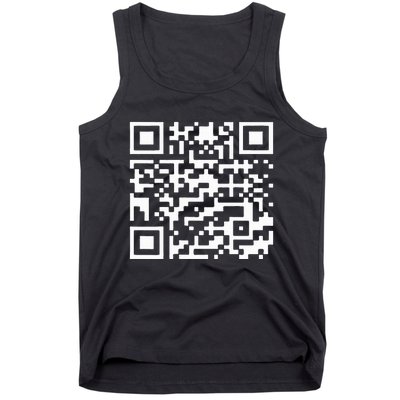 Funny Qr President Trump Dance Code Tank Top