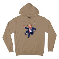 Funny Qr President Trump 4547trump Dancing Code Hoodie