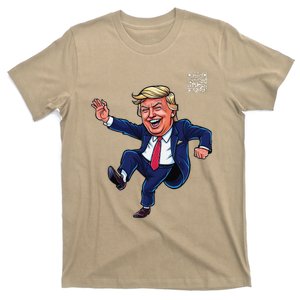 Funny Qr President Trump 4547trump Dancing Code T-Shirt